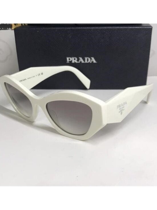 New Authentic Prada SPR 07Y Women’s Sunglasses – White Frame main image 4